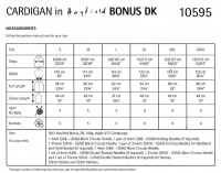 Knitting Pattern - Hayfield 10595 - Bonus DK - Cardigan